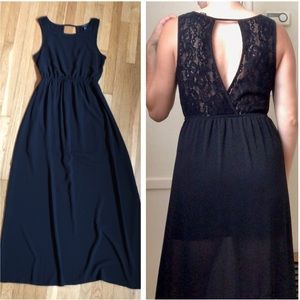 ‼️DONATING 6/8‼️ XXI Lace-Back Maxi Dress 🖤